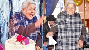 Chuquisaca: La ‘Mamá Coco guaraní’, celebró sus 102 años de vida bailando cueca