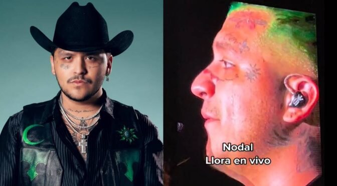 Christian Nodal llora en pleno concierto: “No soy un buen ejemplo… Tengo 23 años”