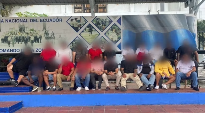 Otra narcofiesta en Ecuador: asistieron criminales, una reina de belleza y un militar